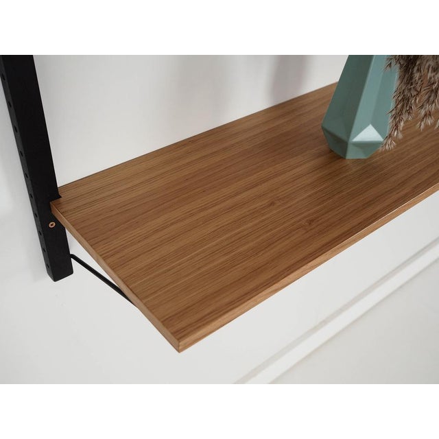 Danish Oak Shelving Unit, 1970s For Sale - Image 9 of 10