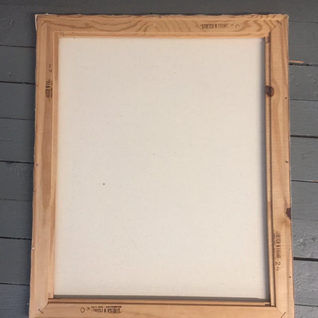 1970s Original Impressionist Female Portrait Painting For Sale - Image 5 of 6