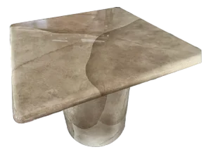 1980s Karl Springer-Style Side Tables