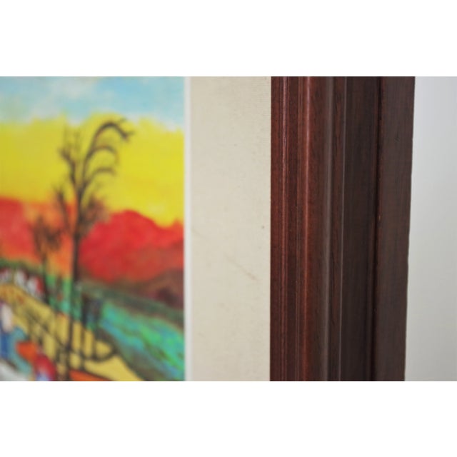 Painting Agricultural Landscape, Zavagnor For Sale - Image 10 of 12