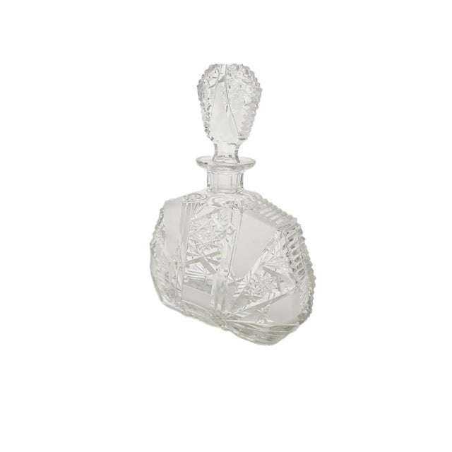 Art Deco Glass Water Carafe, Czechoslovakia, 1950s For Sale - Image 11 of 17