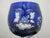 Bohemian Cobalt Blue & Red Grape Cut Crystal 8 1/2" Hock Wine Glass Pair For Sale - Image 10 of 15