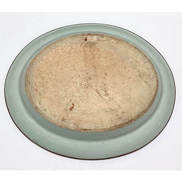 Antique Chinese Export Pottery Blue & White Willow Platter For Sale In Los Angeles - Image 6 of 6