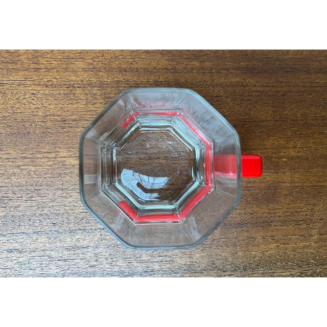 Postmodern Octagon Tea Glasses, 1980s, Set of 3 For Sale - Image 14 of 17