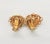 Modern 1966 Vintage Signed Napier "Golden Fern" Clip Earrings- 2 Pieces For Sale - Image 3 of 10