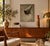 Striking 1970s expressionist abstract oil painting on canvas, signed C. Jackson in the lower right corner. The vertical...