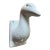 Mid Century Ceramic Goose Head Wall Mounted Hook or Decor For Sale