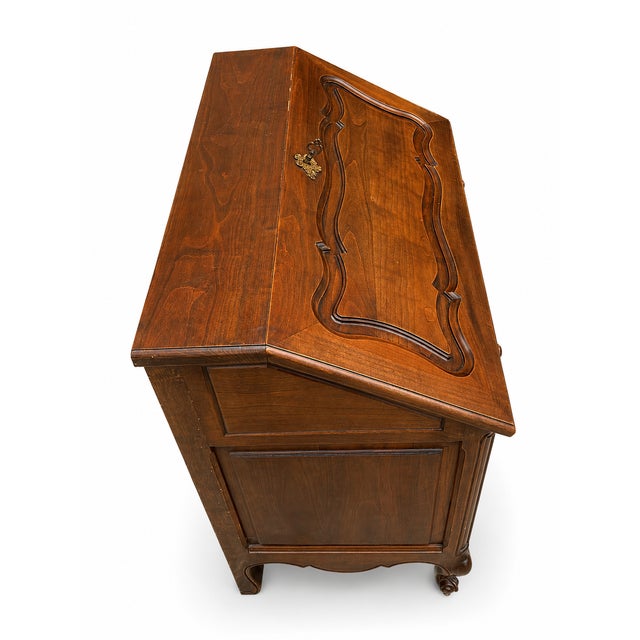 Vintage Louis XV Scriban Secretary, 1930s For Sale - Image 9 of 10
