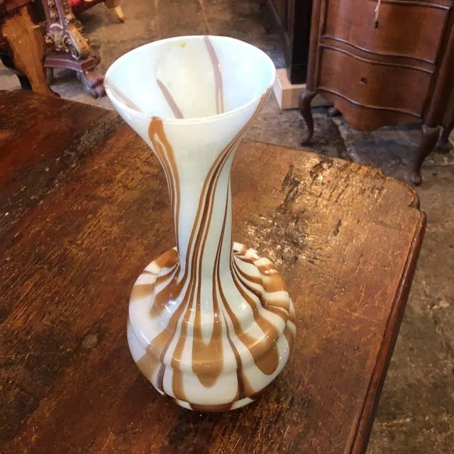 1970s Italian Vintage Carlo Moretti Opaline Vase For Sale - Image 9 of 11