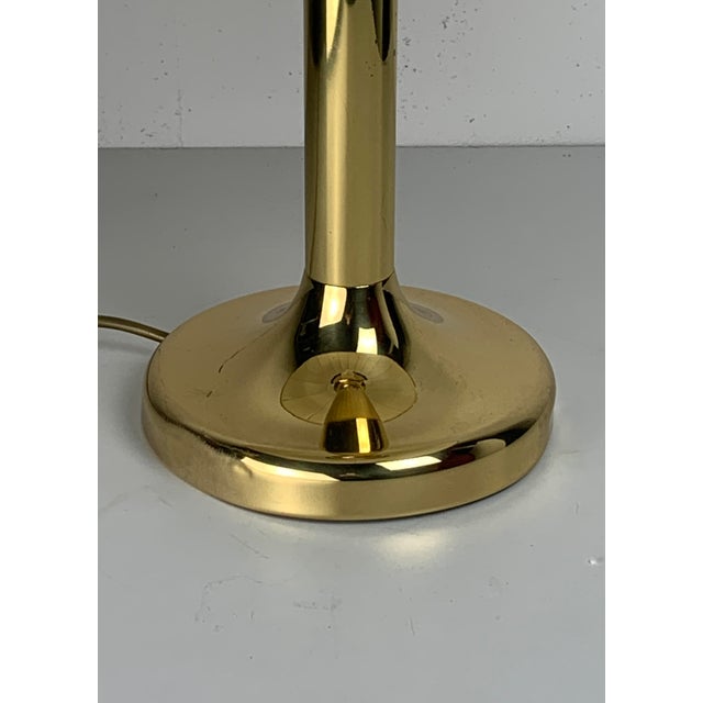 Mid-Century Hollywood Regency Brass Mushroom Table Lamp, Vienna, Austria, 1960s For Sale - Image 12 of 18