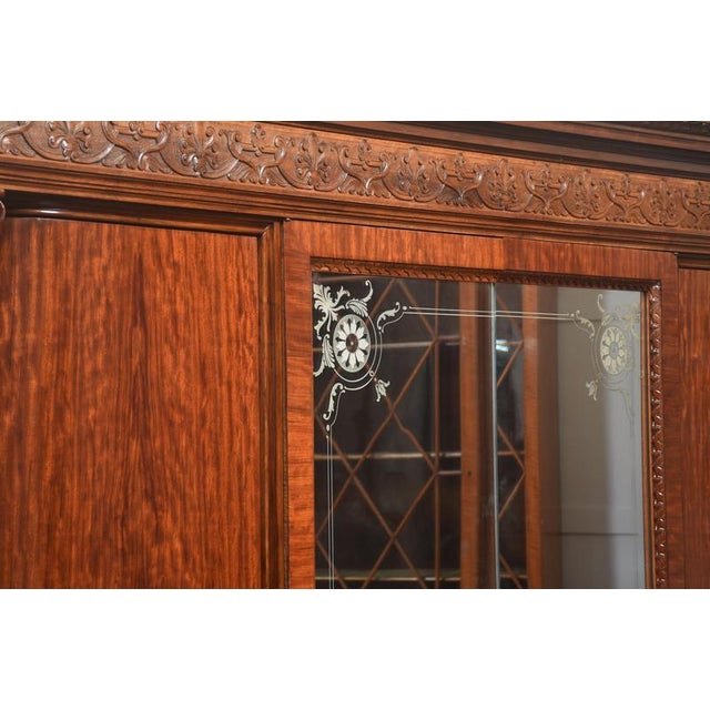 Antique Four-Door Mahogany Wardrobe, 1800s For Sale - Image 17 of 18