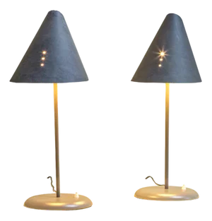 Man Ray Table Lamp mod. The Moon Under the Hat, 1972, Set of 2