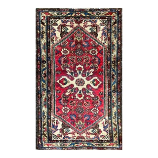 Antique Hamadan Rug, 2'4" X 4' #17602 as Is For Sale
