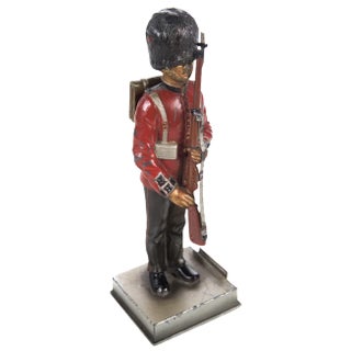 Vintage British Guard Lead Figurine Lighter For Sale