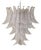 Murano Glass Feather Chandelier For Sale