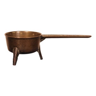 18th Century Cast Bronze Tripod Apothecary Skillet For Sale