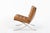 Brown Mid Century Brown Leather Barcelona Chair by Mies Van Der Rohe for Knoll, 1983 For Sale - Image 8 of 15