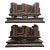 1930’s Heavy Cast Iron Bookends Shakespeare/Keats/Longfellow Etc Books-A Pair For Sale