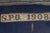 Early 20th Century Framed "S P O" Embroidery For Sale - Image 10 of 10