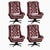 Animal Skin Set of Swivel Chair and Ottoman from T. J. Laitinen, Finland, 1970s For Sale - Image 7 of 8