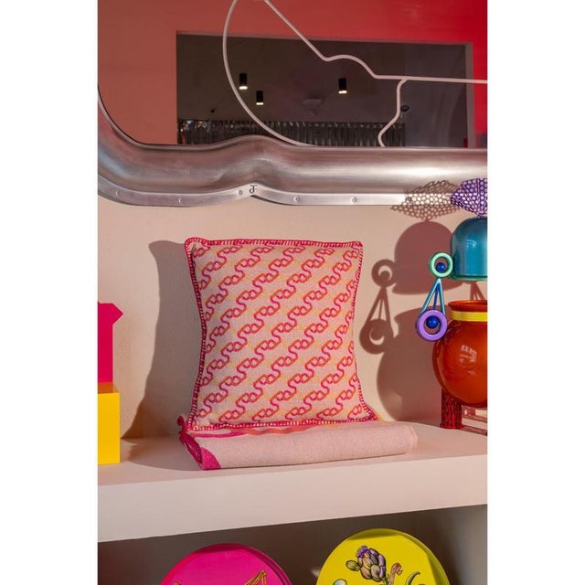 Signature Cushion in Wool by Altreforme For Sale - Image 4 of 13