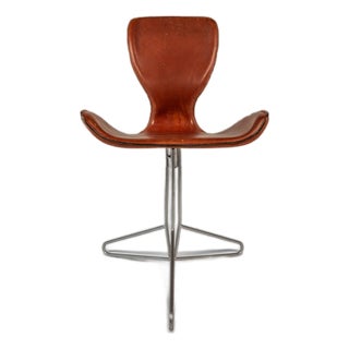 Rare Patinaed K2 Office Swivel Chair by Kirsten Jones & Adam Bottomley for Koi After Arne Jacbonsen Series 7 Chair, Uk & Italy, C. 2000s For Sale