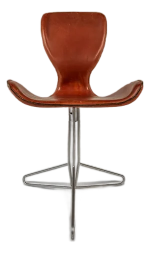 Rare Patinaed K2 Office Swivel Chair by Kirsten Jones & Adam Bottomley for Koi After Arne Jacbonsen Series 7 Chair, Uk & Italy, C. 2000s