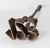 We are selling this cool 19th century blacksmith handwrought iron cattle brand. This cattle brand has great 123 mark,...