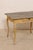 A smaller-sized French painted wood table, with single drawer, from the turn of the 18th and 19th century. This antique...