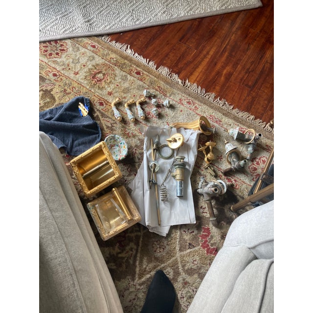 Sherle Wagner Summer Garden Luxury Bathroom Suite For Sale In Columbia, SC - Image 6 of 15