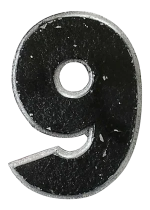 Vintage Metal Drive-In Number 9
