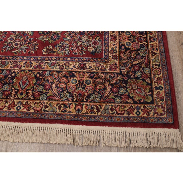Karastan 8'8 x 12' Red Sarouk Room Size Rug Chairish