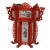 Asian Vintage Asian Red Painted Lantern With Scenic Panels For Sale - Image 3 of 3