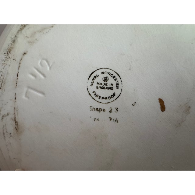 1970s Royal Worcester "Evesham Gold" Serving Dish (Shape 23/Size 7 1/2) For Sale - Image 10 of 11