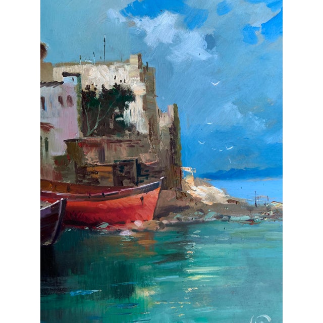 Oil Painting on the Seashore Yuriy Suprunchuk For Sale - Image 12 of 13