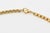 Metal Charles Allen Gold Plated Pendant Necklace With Large Glass Blue Opalescent Stone, 1980's For Sale - Image 7 of 10