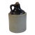 Antique Two-Tone Stoneware Whiskey Moonshine Jug With Handle For Sale
