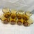 Mid-Century Modern Vintage Libbey Connoisseur Amber Tulip-Style Glassware Tumblers Set of 8 For Sale - Image 3 of 4