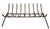 George Nelson & Associates Mid 20th Century Wrought Iron Fireplace Grate Log Basket For Sale - Image 4 of 7