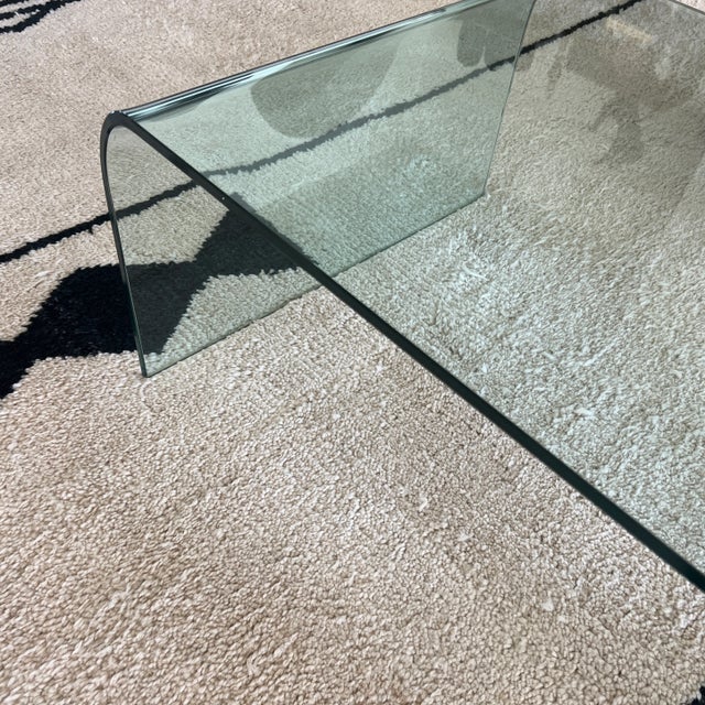 1980s 1980s Postmodern Glass and Ball Coffee Table in Massimo Vignelli Style For Sale - Image 5 of 9