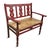 Farmhouse Vintage Red Hall Bench For Sale - Image 3 of 6