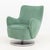 Metal Vladimir Kagan Barrel Swivel Chair and Ottoman For Sale - Image 7 of 13