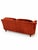 1970s Burnt Orange Crushed Velvet Curved Loveseat For Sale - Image 4 of 10