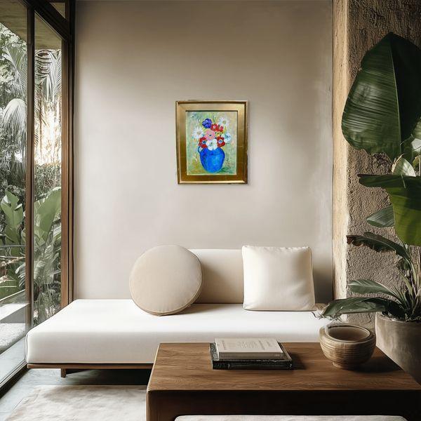 2020s Flowers After Odilion Redon For Sale - Image 5 of 6