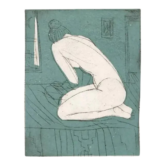 Irving Amen Nude #2 Etching For Sale