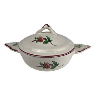 Réverbère Bowl with Ear and Lid from KG Luneville, 1950s For Sale