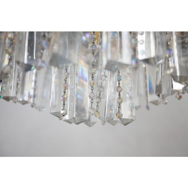 2000 - 2009 Cut Lead Crystal Chandelier For Sale - Image 5 of 12