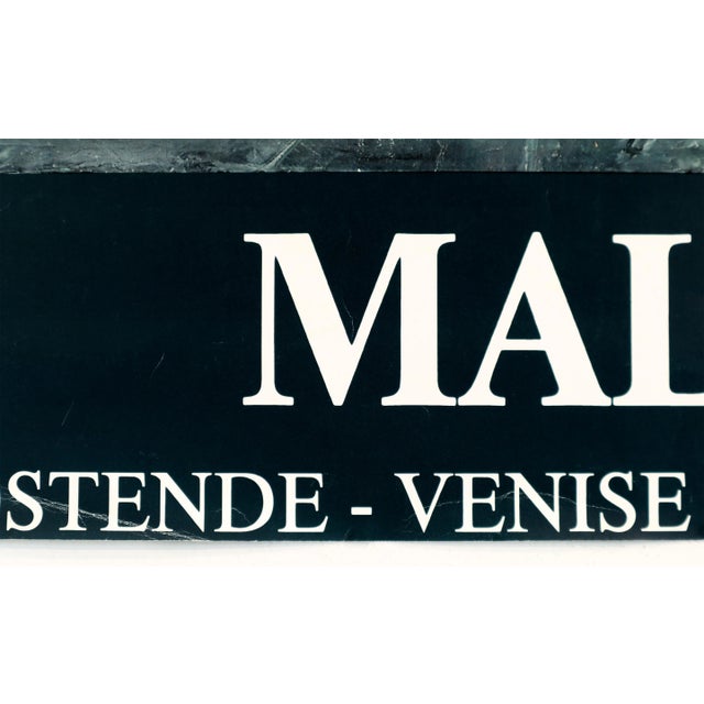 1990 French Exhibition Poster, Michel Maly at Galerie 26 (Paris) For Sale - Image 6 of 8