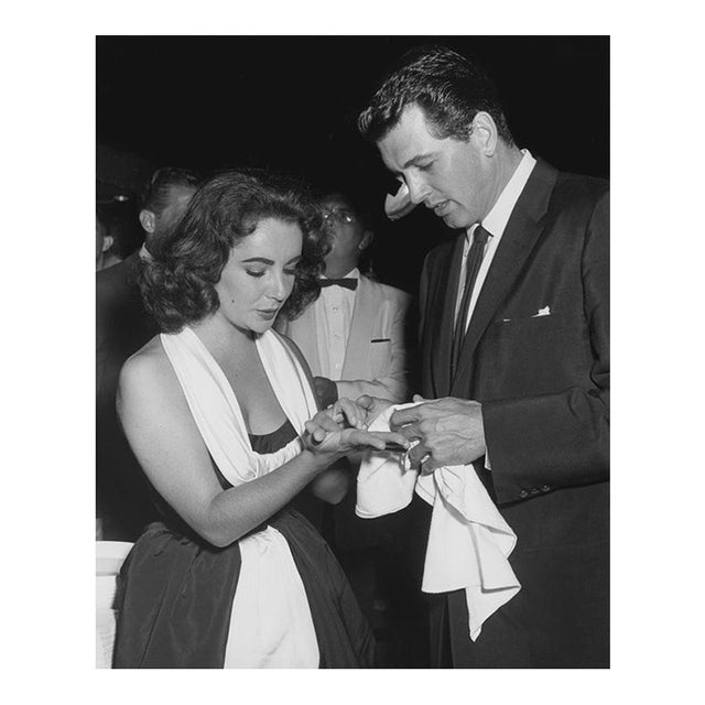 'Elizabeth Taylor and Rock Hudson' Unframed Archival Pigment Print For Sale