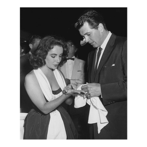 'Elizabeth Taylor and Rock Hudson' Unframed Archival Pigment Print